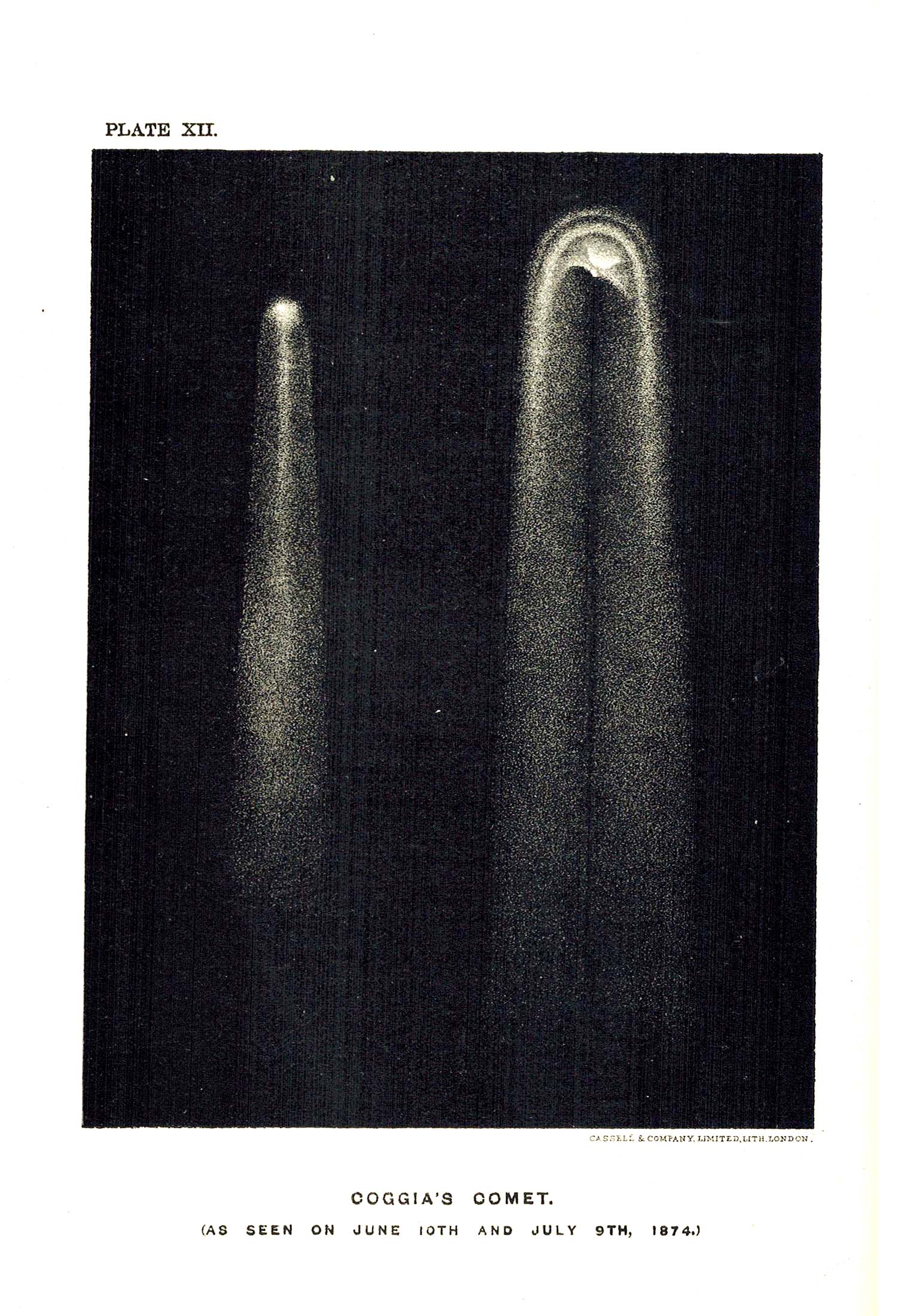  Coggia’s Comet, plate 12 of Ball’s Story, 1910.